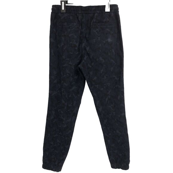 Athleta Stratum Camo Navy Elastic Waist Stretch Farallon Jogger Pants Sz 2 - Picture 2 of 14